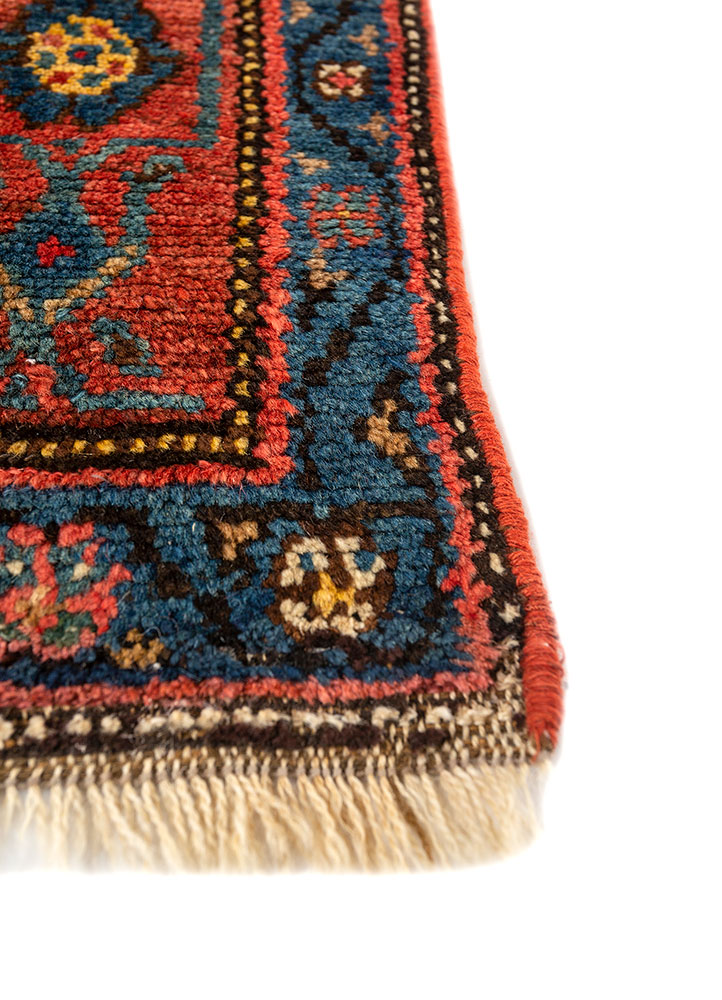 kiaan beige and brown wool hand knotted Rug - Corner
