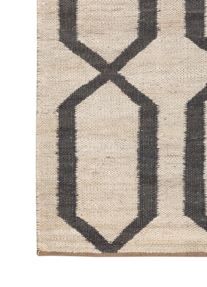 nomadic threads beige and brown jute and hemp flat weaves Rug - Corner