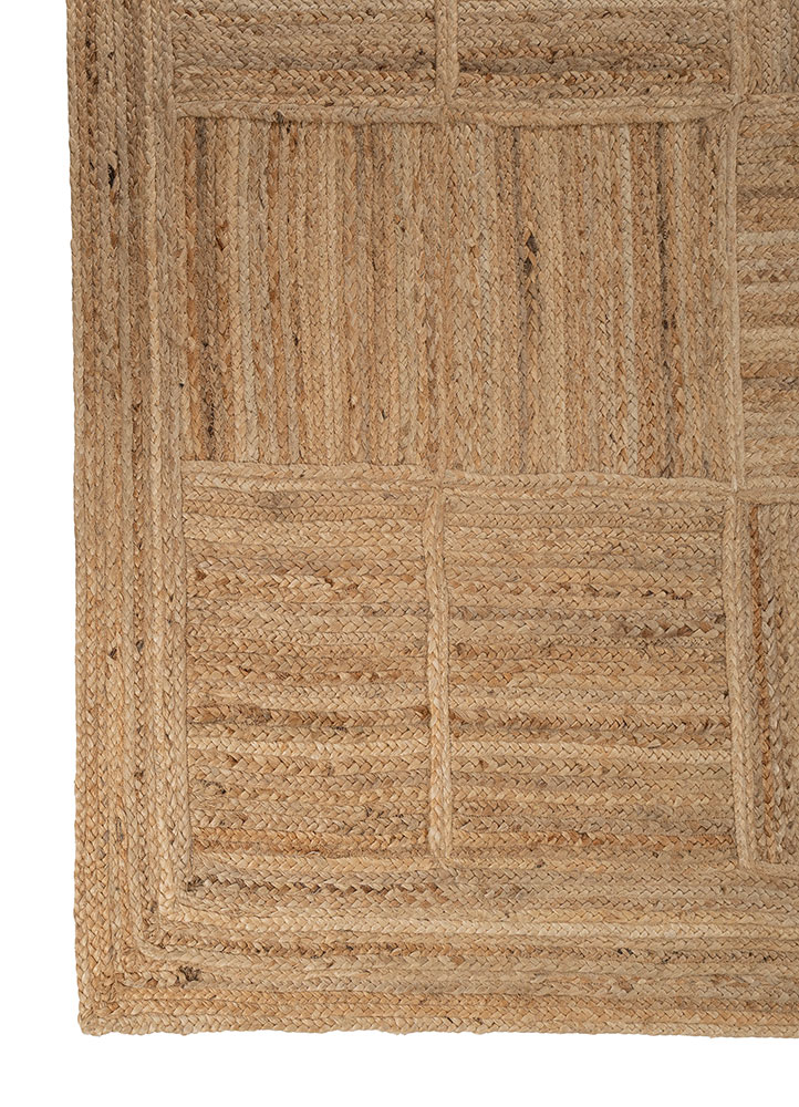 nomadic threads beige and brown jute and hemp flat weaves Rug - Corner