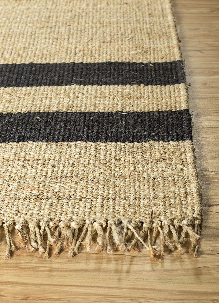 nomadic threads ivory jute and hemp flat weaves Rug - Corner