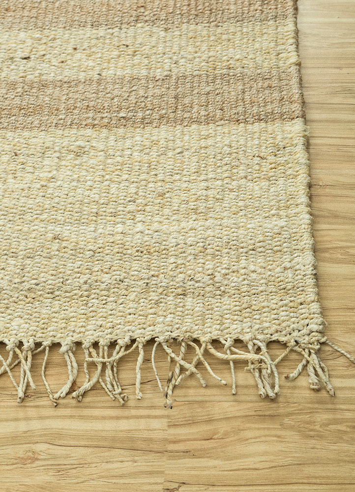 nomadic threads ivory jute and hemp flat weaves Rug - Corner