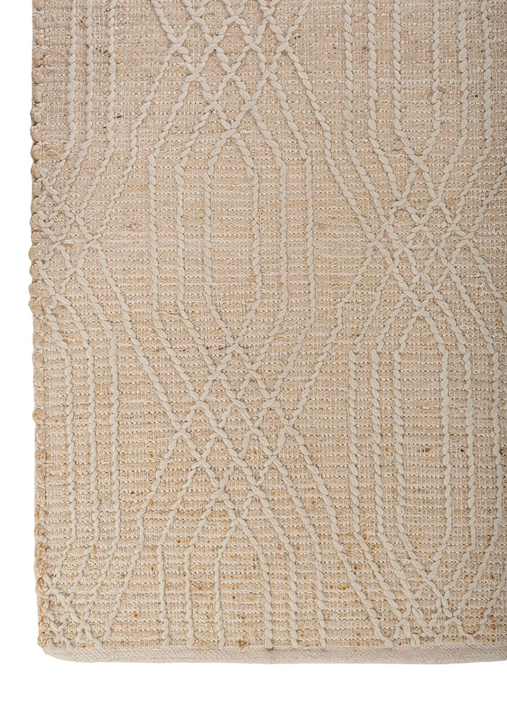 nomadic threads beige and brown jute and hemp flat weaves Rug - Corner