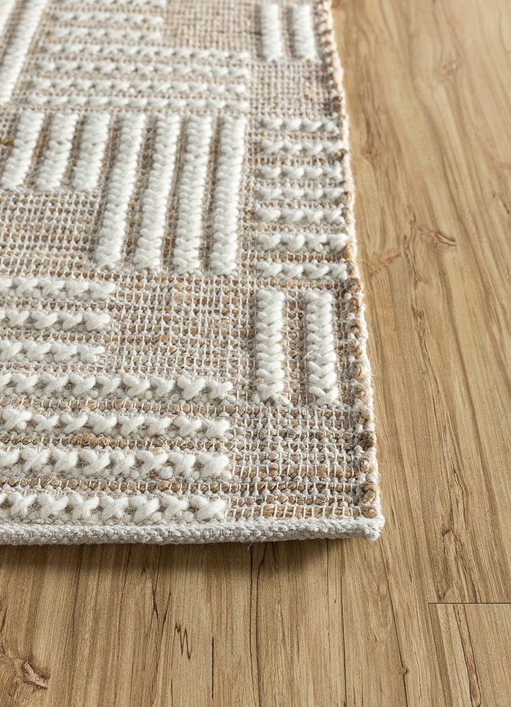 nomadic threads beige and brown jute and hemp flat weaves Rug - Corner