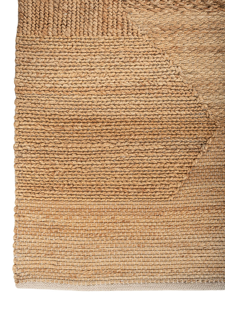 nomadic threads beige and brown jute and hemp flat weaves Rug - Corner