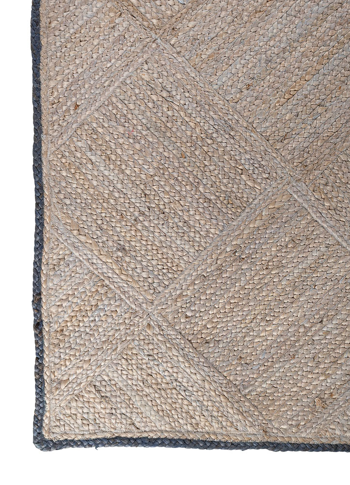 nomadic threads blue jute and hemp flat weaves Rug - Corner