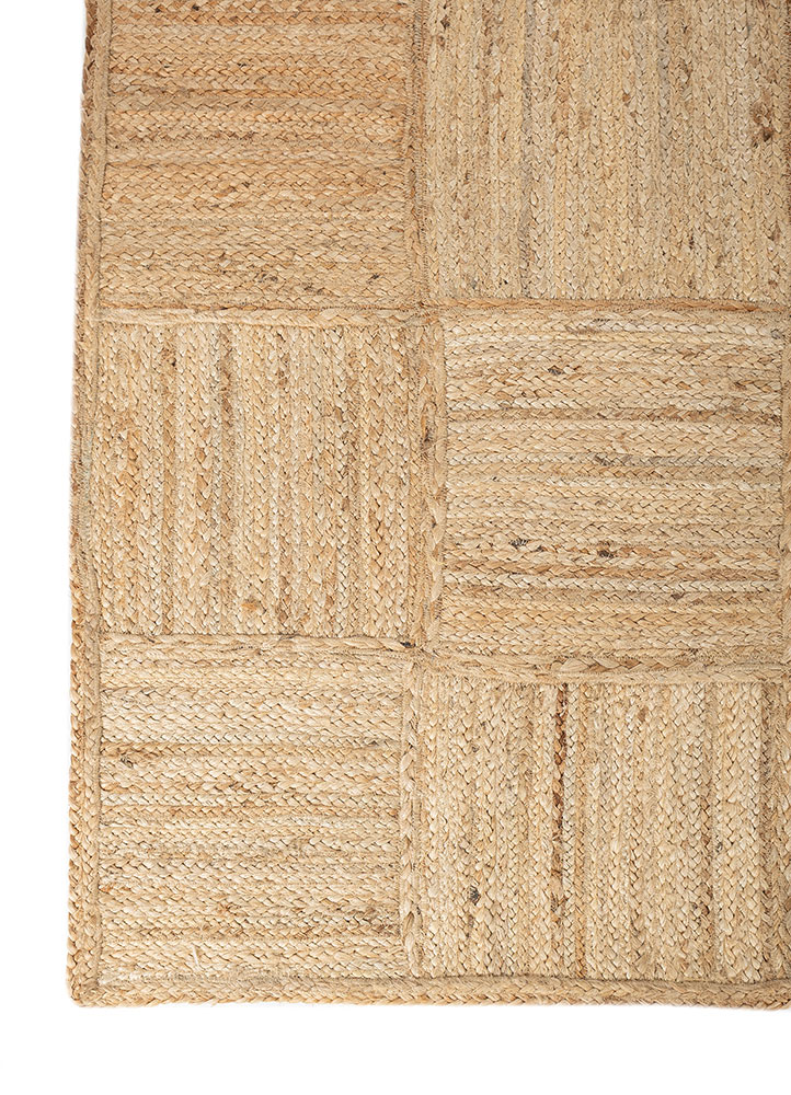 nomadic threads beige and brown jute and hemp flat weaves Rug - Corner