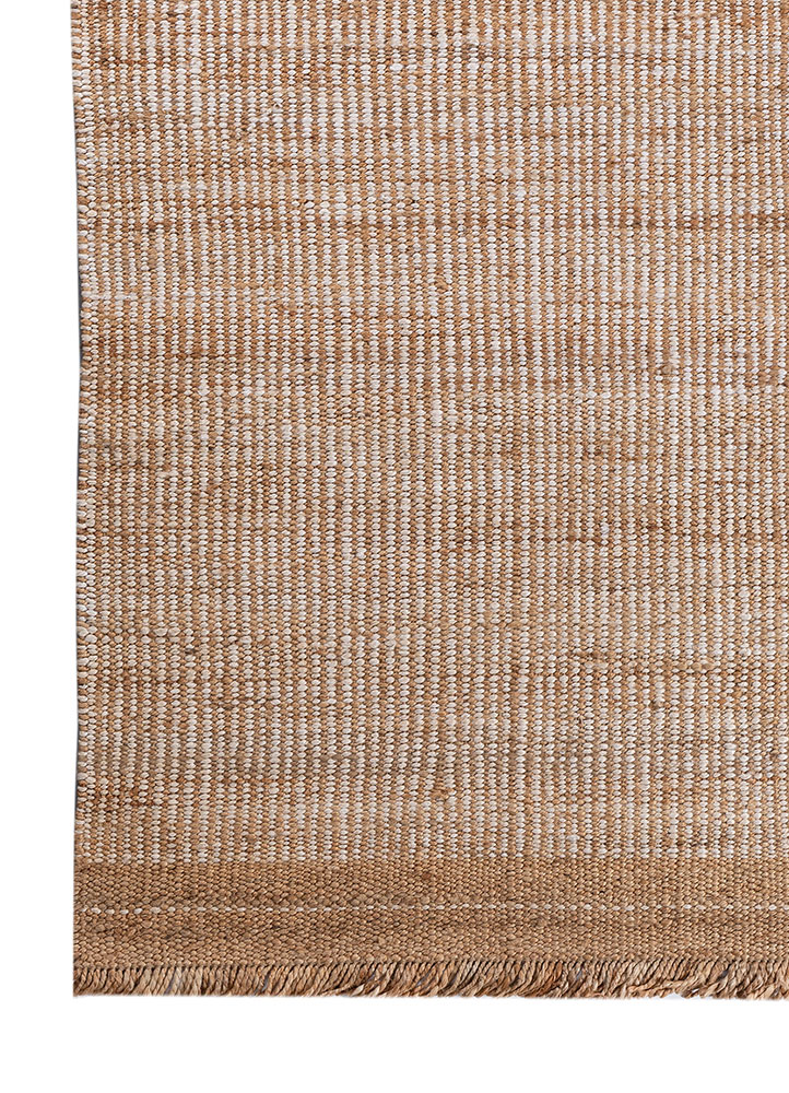 nomadic threads beige and brown jute and hemp flat weaves Rug - Corner