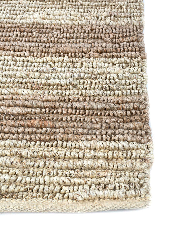 nomadic threads beige and brown jute and hemp flat weaves Rug - Corner