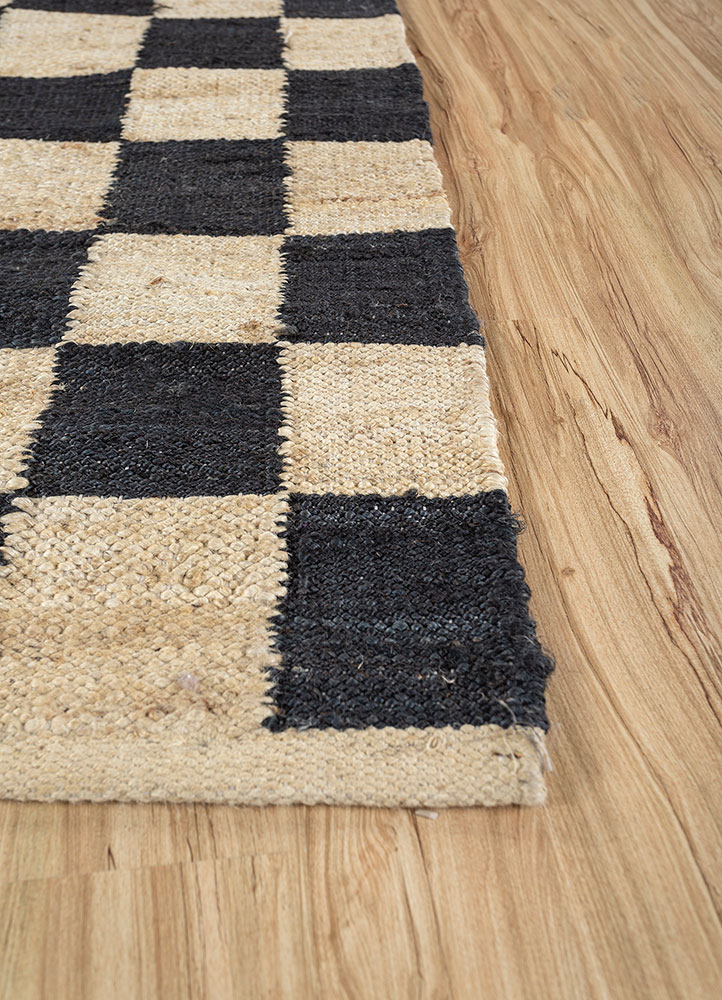 nomadic threads ivory jute and hemp flat weaves Rug - Corner