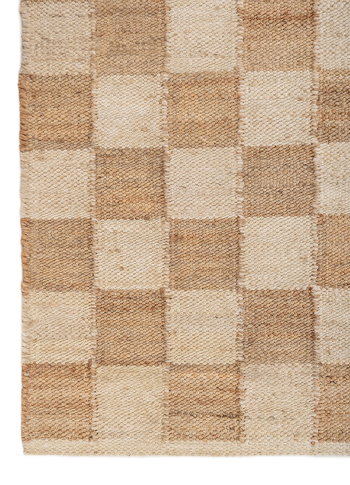 nomadic threads ivory jute and hemp flat weaves Rug - Corner
