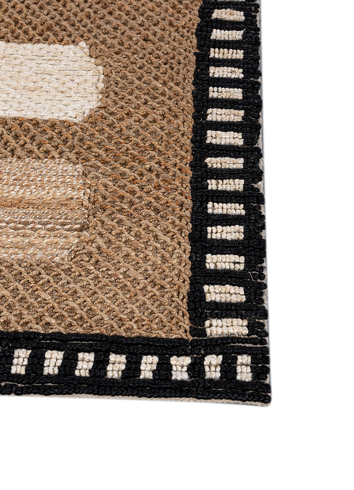 nomadic threads beige and brown jute and hemp flat weaves Rug - Corner