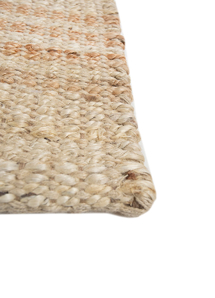 nomadic threads gold jute and hemp flat weaves Rug - Corner