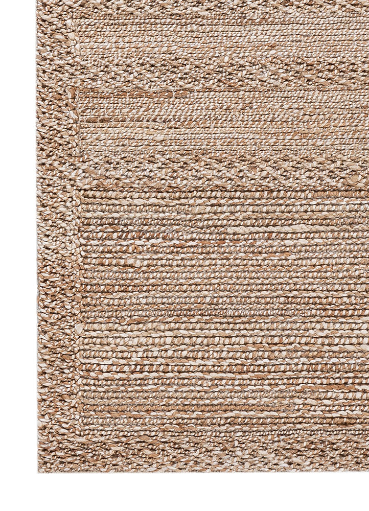 nomadic threads ivory jute and hemp flat weaves Rug - Corner