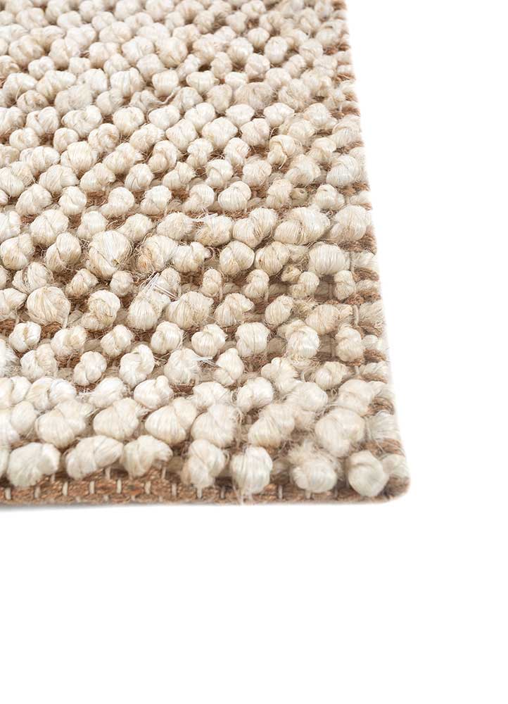 nomadic threads ivory jute and hemp flat weaves Rug - Corner