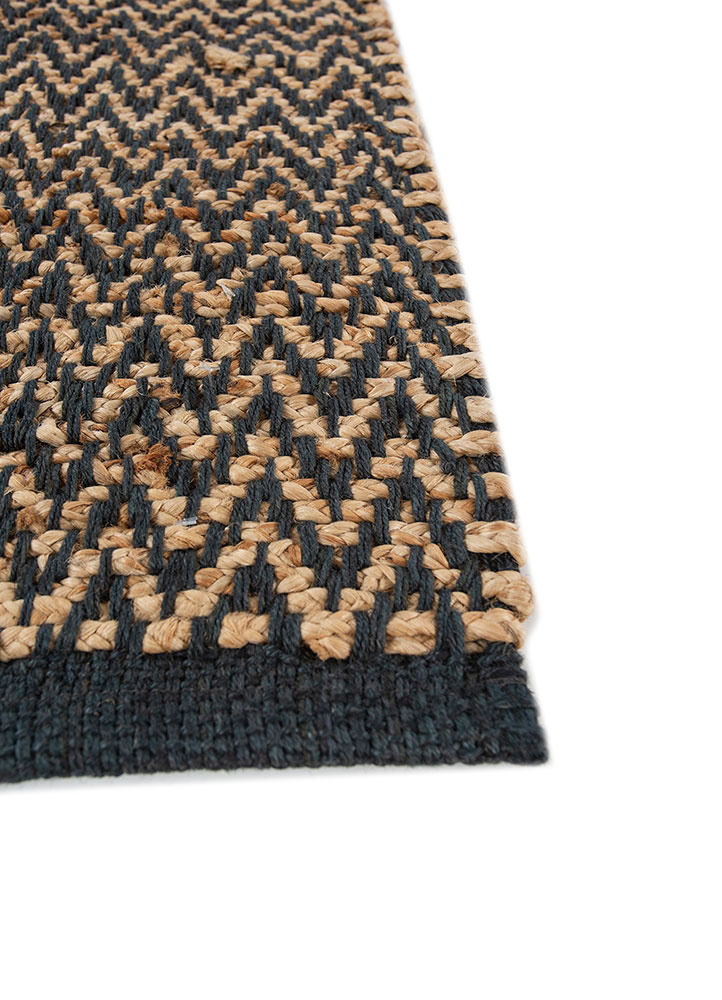 nomadic threads beige and brown jute and hemp flat weaves Rug - Corner