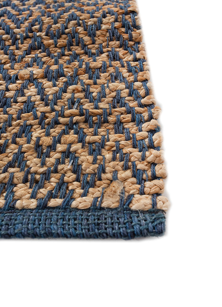 nomadic threads beige and brown jute and hemp flat weaves Rug - Corner