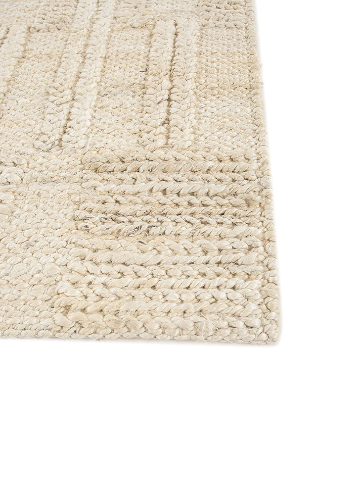 nomadic threads ivory jute and hemp flat weaves Rug - Corner