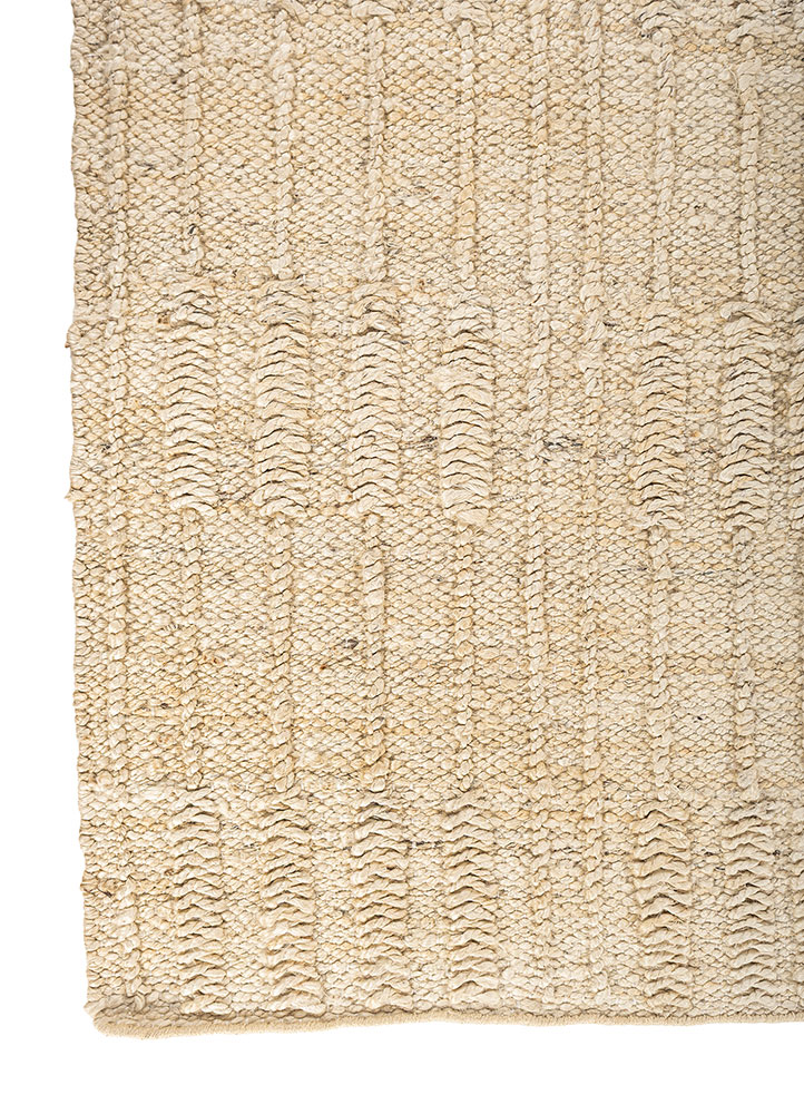 nomadic threads ivory jute and hemp flat weaves Rug - Corner