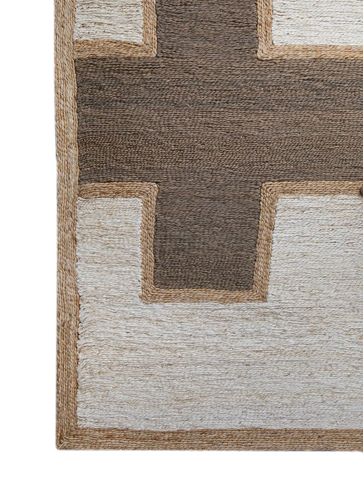 nomadic threads ivory jute and hemp flat weaves Rug - Corner
