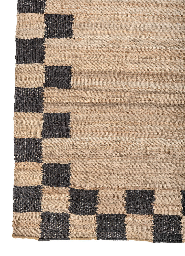 nomadic threads beige and brown jute and hemp flat weaves Rug - Corner