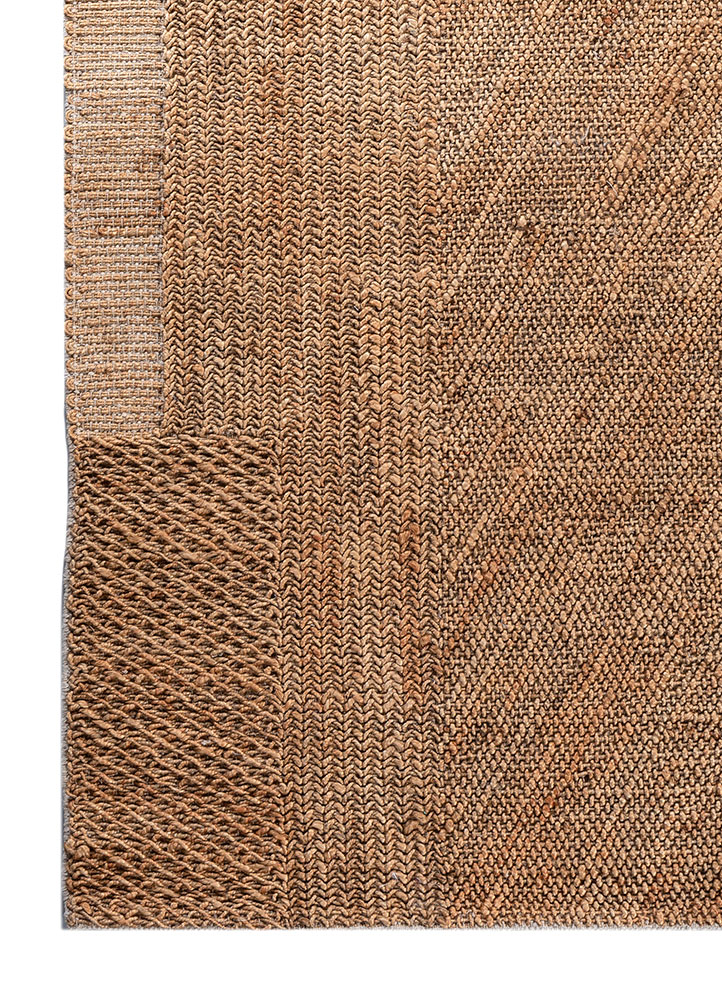 nomadic threads beige and brown jute and hemp flat weaves Rug - Corner