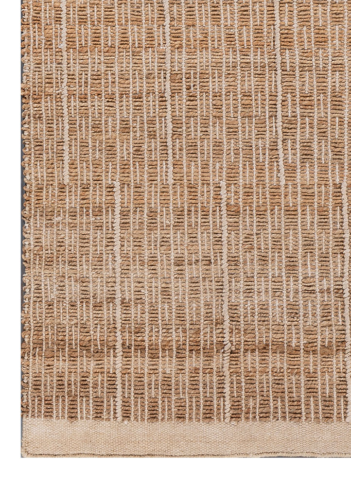 nomadic threads beige and brown jute and hemp flat weaves Rug - Corner