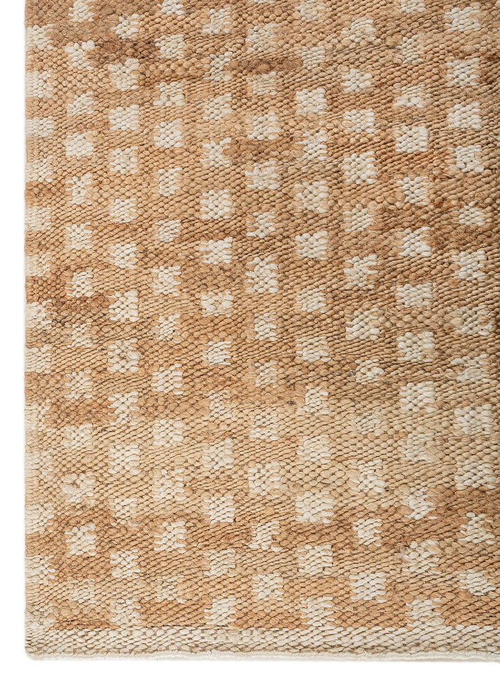 nomadic threads beige and brown jute and hemp flat weaves Rug - Corner