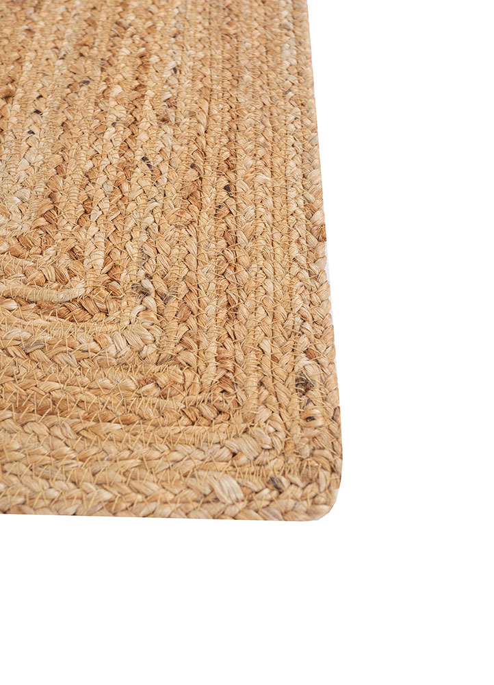 nomadic threads beige and brown jute and hemp flat weaves Rug - Corner