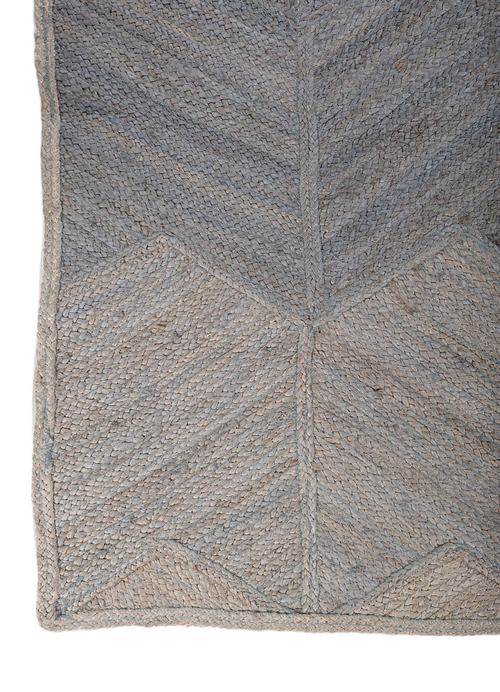 nomadic threads blue jute and hemp flat weaves Rug - Corner