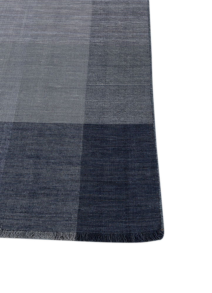 tesoro beige and brown wool hand loom Rug - Corner