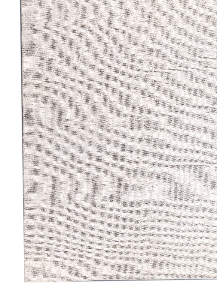hula ivory jute and hemp hand knotted Rug - Corner