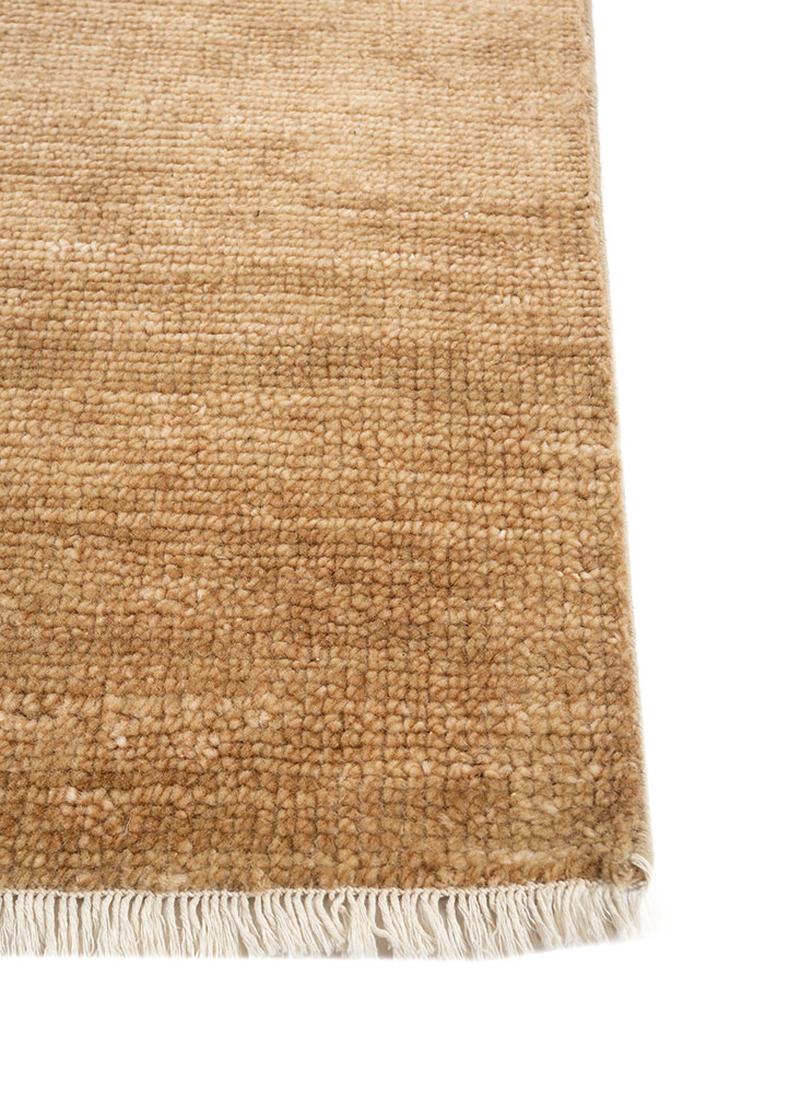 manifest red and orange wool hand knotted Rug - Corner