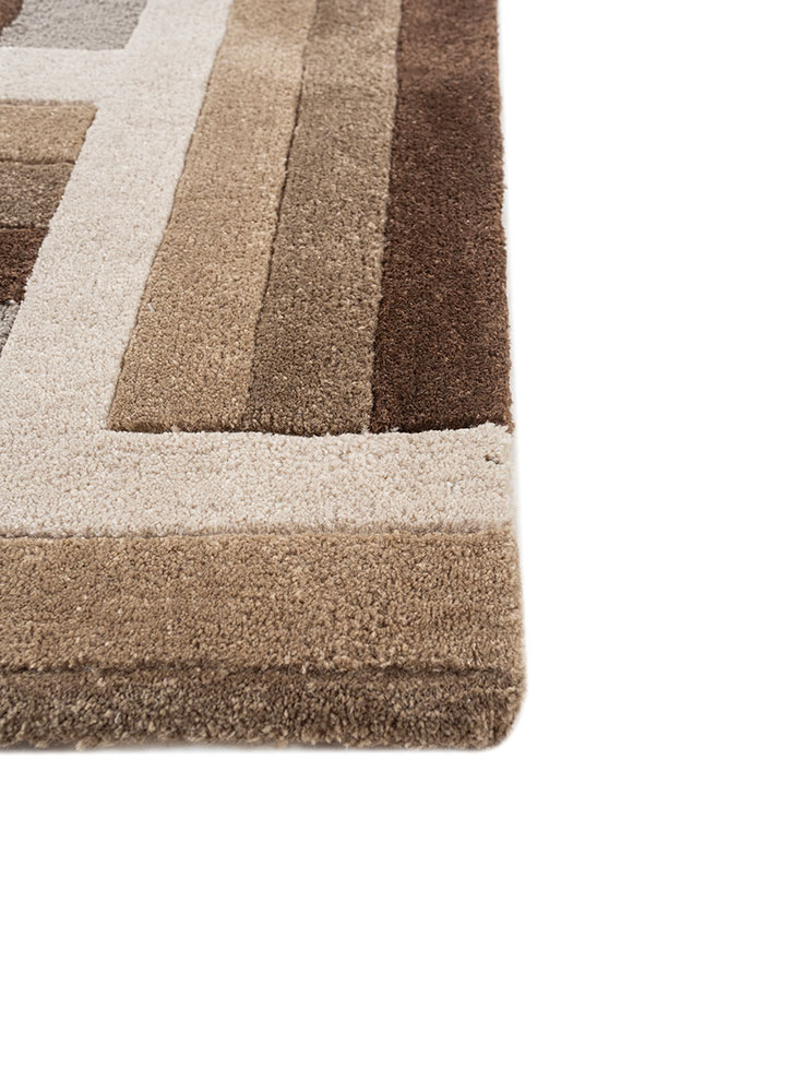 wild wanderlust beige and brown pet hand tufted Rug - Corner