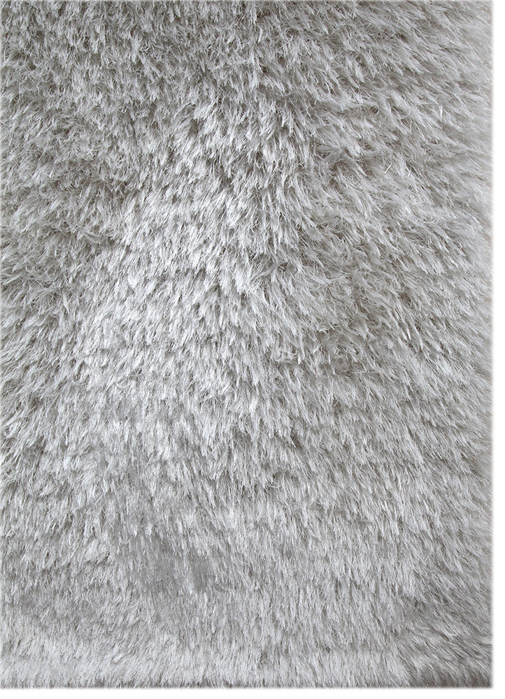 basis ivory polyester shag Rug - Corner