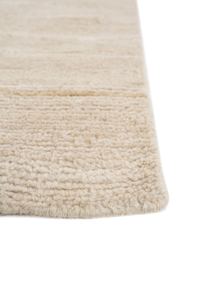 manifest gold afghan wool hand knotted Rug - Corner