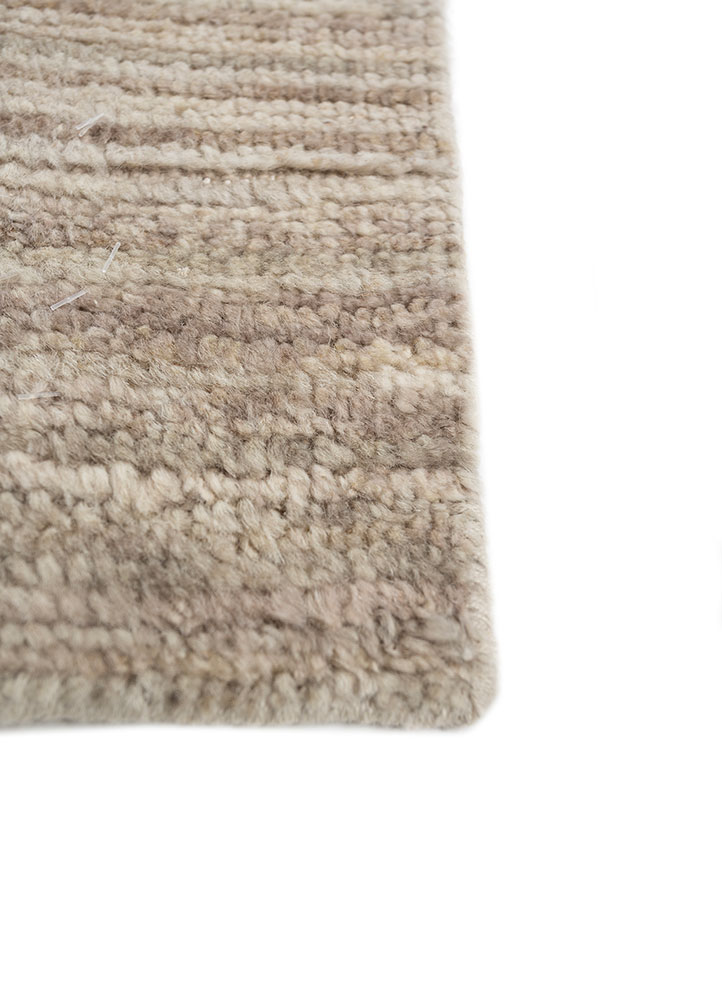 manifest ivory afghan wool hand knotted Rug - Corner