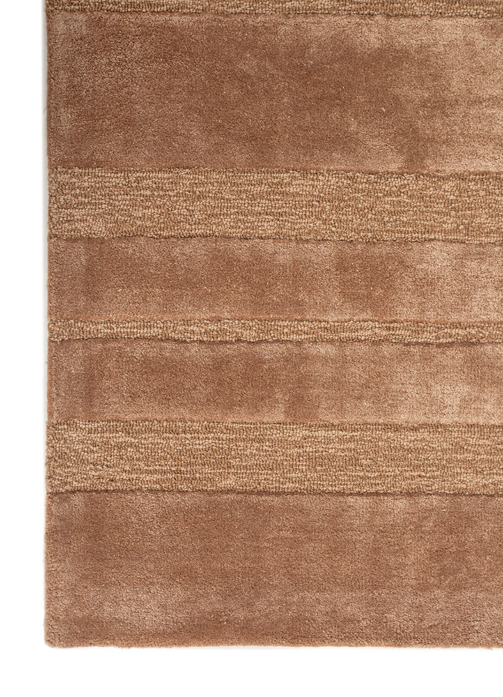 cera red and orange wool and viscose hand tufted Rug - Corner