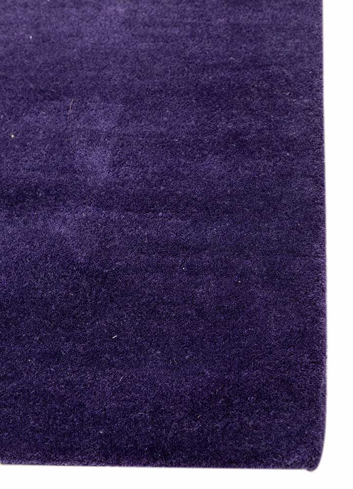 confetti pink and purple wool hand tufted Rug - Corner