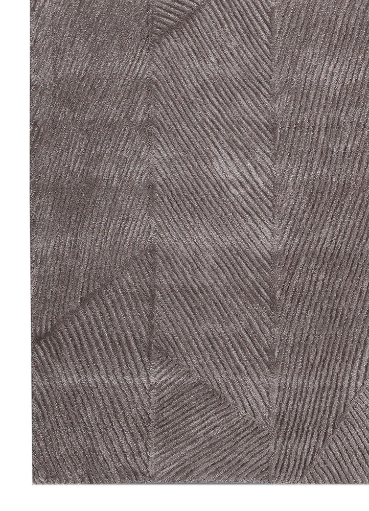 aurelia grey and black wool and viscose hand tufted Rug - Corner