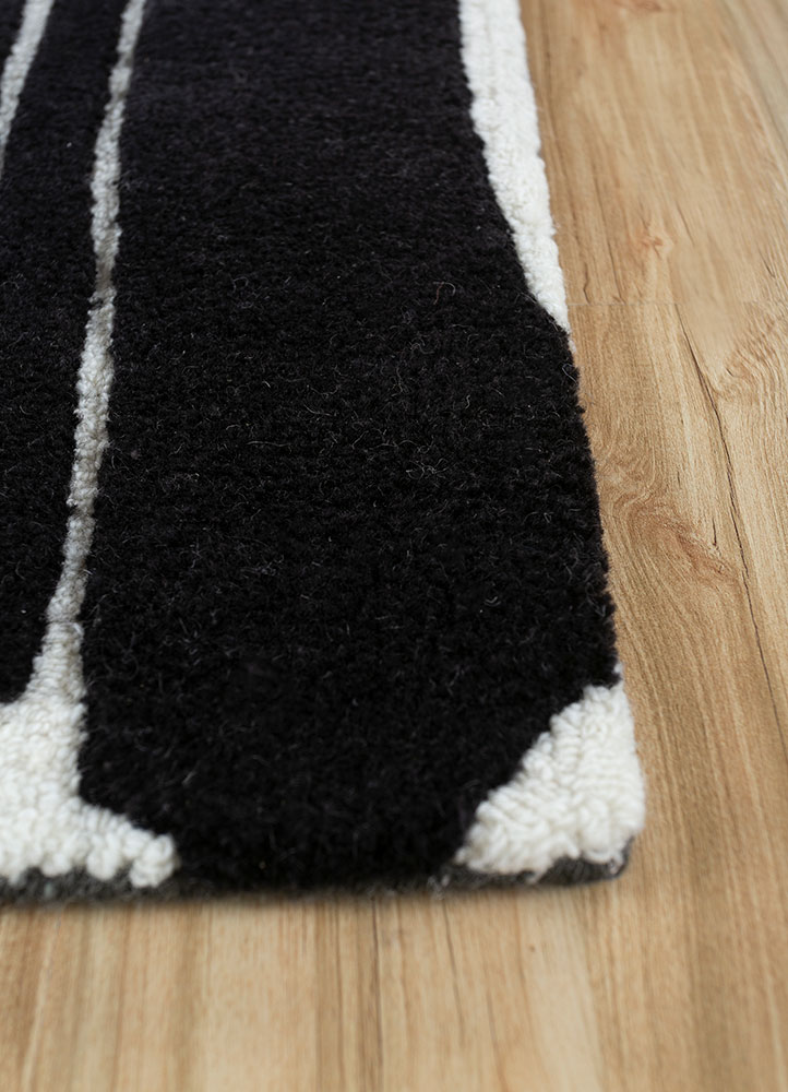 contour multi wool hand tufted Rug - Corner