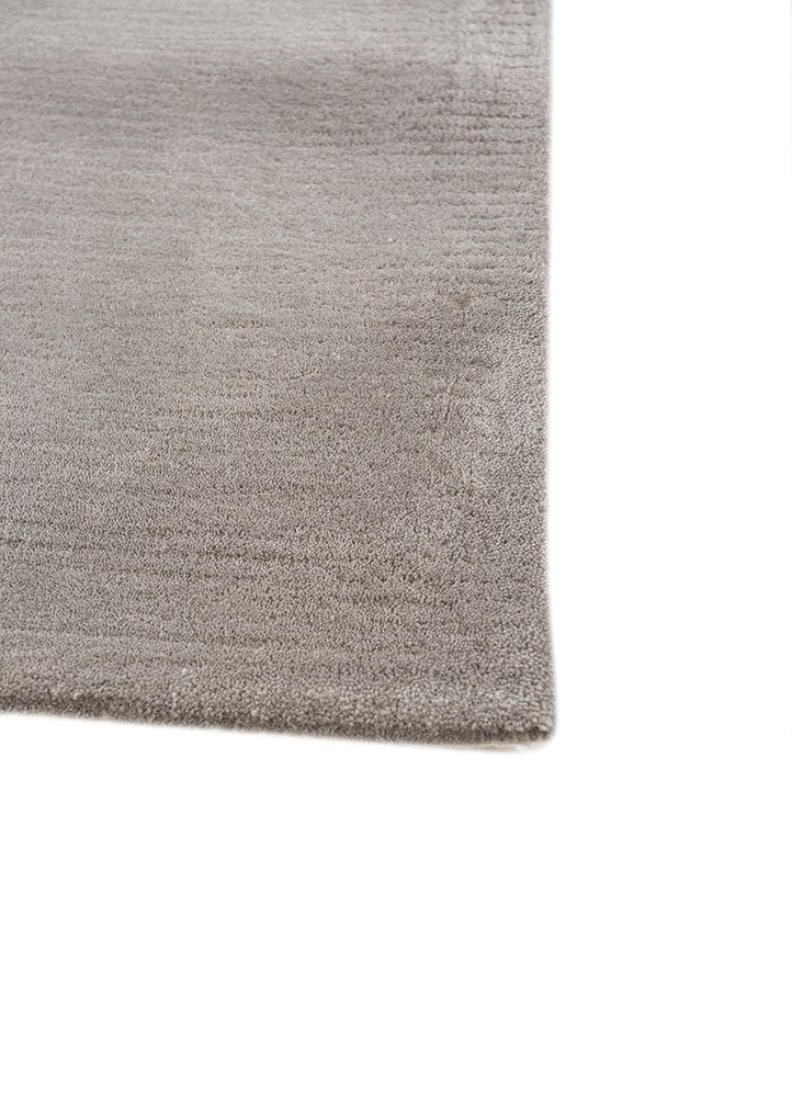 modo ivory wool hand tufted Rug - Corner