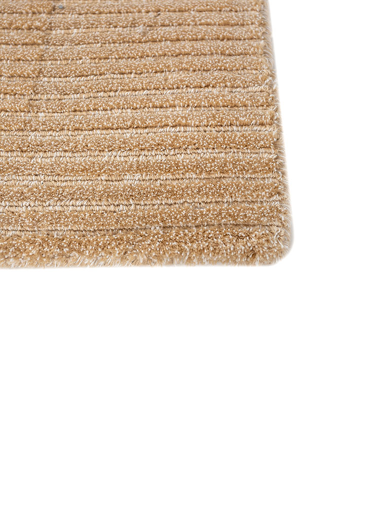 basis grey and black acrylic hand loom Rug - Corner