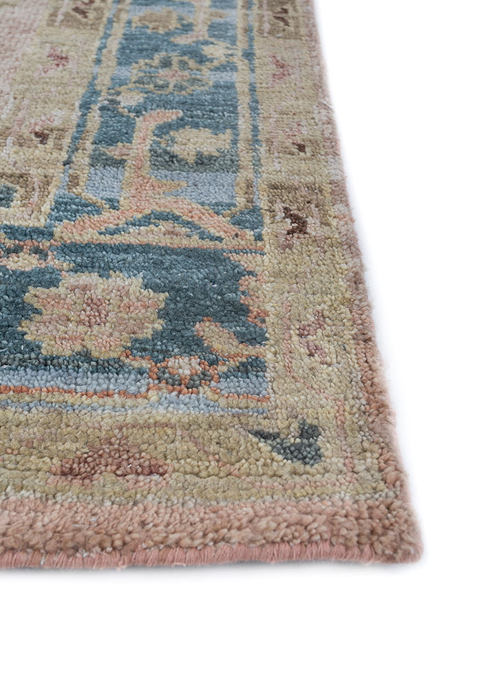 viscaya gold wool hand knotted Rug - Corner