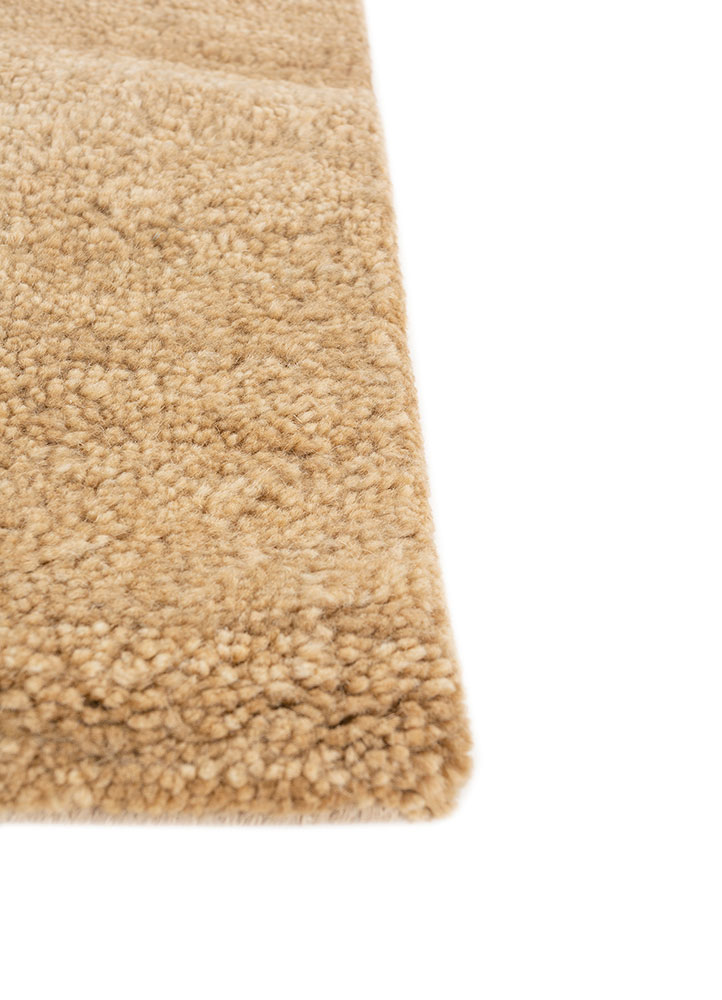 aprezo blue wool and bamboo silk hand knotted Rug - Corner