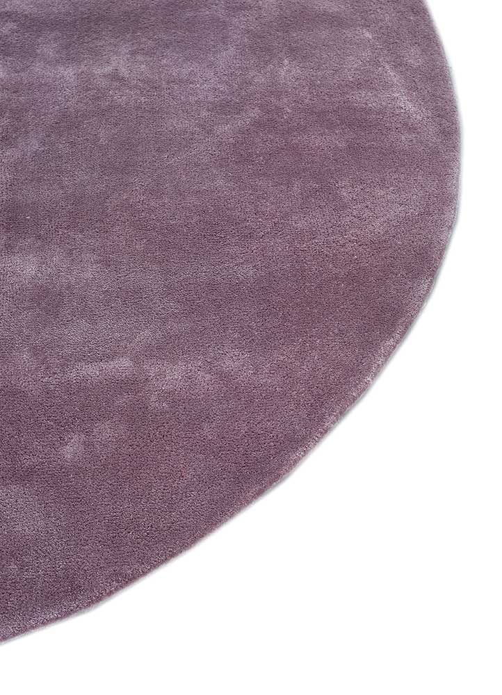cera pink and purple viscose hand tufted Rug - Corner