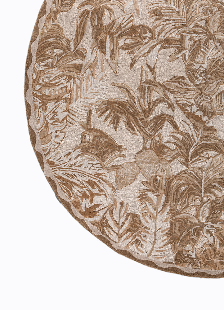 aurelia ivory wool and viscose hand tufted Rug - Corner