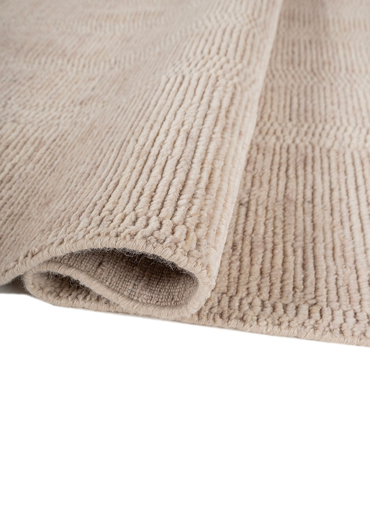 saga red and orange wool hand loom Rug - FloorShot