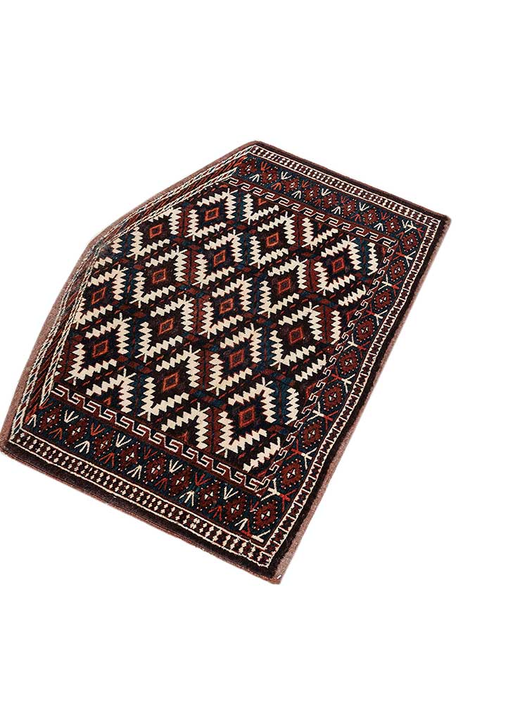 aalam ivory wool hand knotted Rug - FloorShot