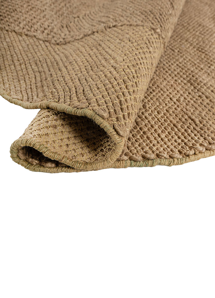 nomadic threads beige and brown jute and hemp flat weaves Rug - FloorShot