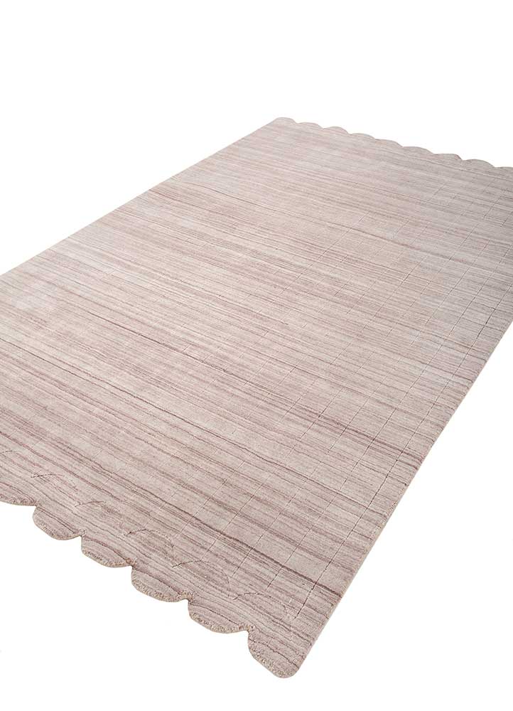 forme pink and purple polyester hand loom Rug - FloorShot